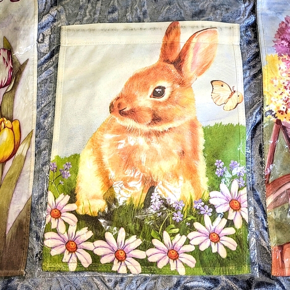 Set of 4 Seasonal Garden Flags - Spring, Summer, Autumn, Winter - Picture 4 of 6